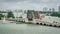 Retractable Bridge and skyline of Miami South Beach