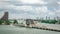 Retractable Bridge and skyline of Miami South Beach