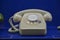 Retro 1960`s grey phone