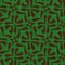 Retro 1960 style green printed pattern in seamless repeat. Vintage mid century forest moss tone on tone for soft