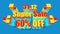 Retro 31.12 end year super sale 60% off. plaid blue color background style. vector illustration eps10