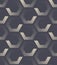 Retro 60s 70s Honeycomb Seamless Pattern Vector Cool Classy Abstract Background