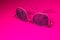 Retro 80`s sunglasses in pink