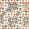 Retro abstract colorful seamless pattern