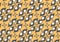 Retro abstract funky pattern