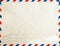 Retro air mail post envelope