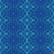 Retro ancient mosaic blue tonality pattern