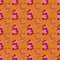 Retro autumn berry pattern