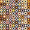 Retro autumn pattern background