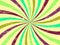 .Retro background with curved, rays or stripes in the center. Rotating, spiral stripes. Sunburst retro background with