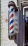 Retro barbershop pole