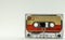 Retro beaten up cassette tape from the 80s