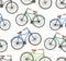 Retro bike pattern