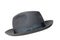 Retro black hat isolated