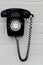 Retro black telephone