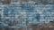 Retro Blue Brick Wall Texture: Seamless York City Wall Pattern