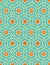 Retro bold floral circles seamless pattern. All over print vector background. Summer quilt block fashion style. Trendy vintage