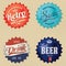 Retro bottle cap Design