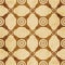 Retro brown cork texture grunge seamless background round corner