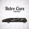 Retro cabriolet sport car, vintage collection