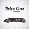 Retro cabriolet sport car, vintage collection