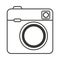 retro camera isolated icon design