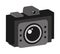 retro camera isolated icon design