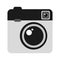 retro camera isolated icon design