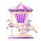 Retro Carousel Illustration