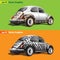 Retro Cars with Animal Print