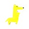 retro cartoon barking dog