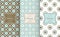 Retro chic seamless pattern