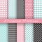 Retro chic seamless pattern