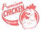 Retro chicken sign