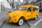 Retro Citroen 2CV car - cargo version - selective color isolation