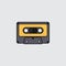 Retro Classic Cassette Tape Clip Art.