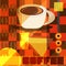 Retro coffee design