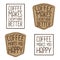 Retro Coffee Labels