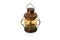 Retro copper kerosene lantern closeup isolated