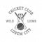 Retro cricket club logo icon design. Vintage Cricket emblem. Cricket badge. Sports tee design and symbols with cricket