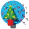 Retro Cube Floating Xmas Tree - 04