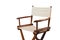 Retro director chair on white