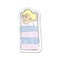 retro distressed sticker of a cartoon sleeping woman