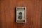 Retro doorbell with peephole