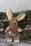 Retro Easter Bunny Plush Animal