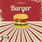 Retro fast food page template