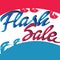 Retro flash sale banner