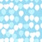 Retro flat balloons pattern. Great for Birthday, wedding, anniversary, rewarding and winning design. Seamless background