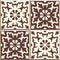 Retro Floor Tiles patern, set of four patterns