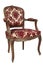 Retro floral armchair